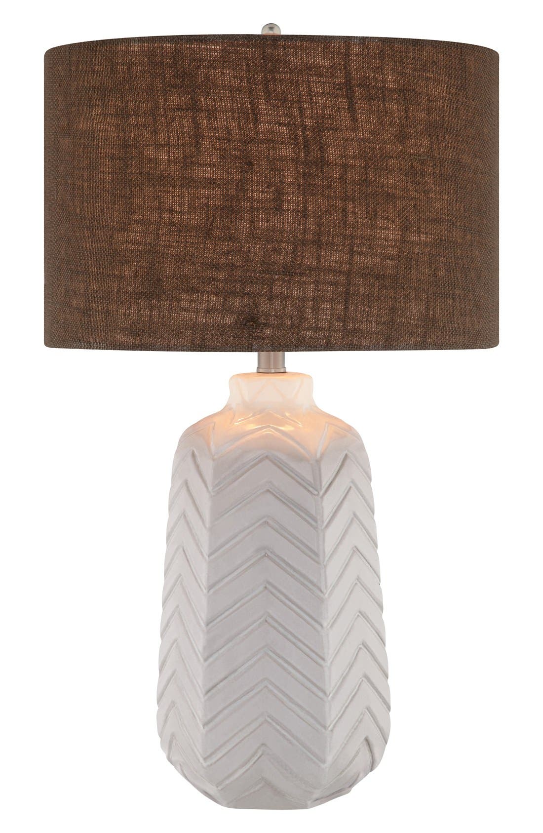 JAlexander Lighting Chevron Pattern Ceramic Table Lamp Nordstrom