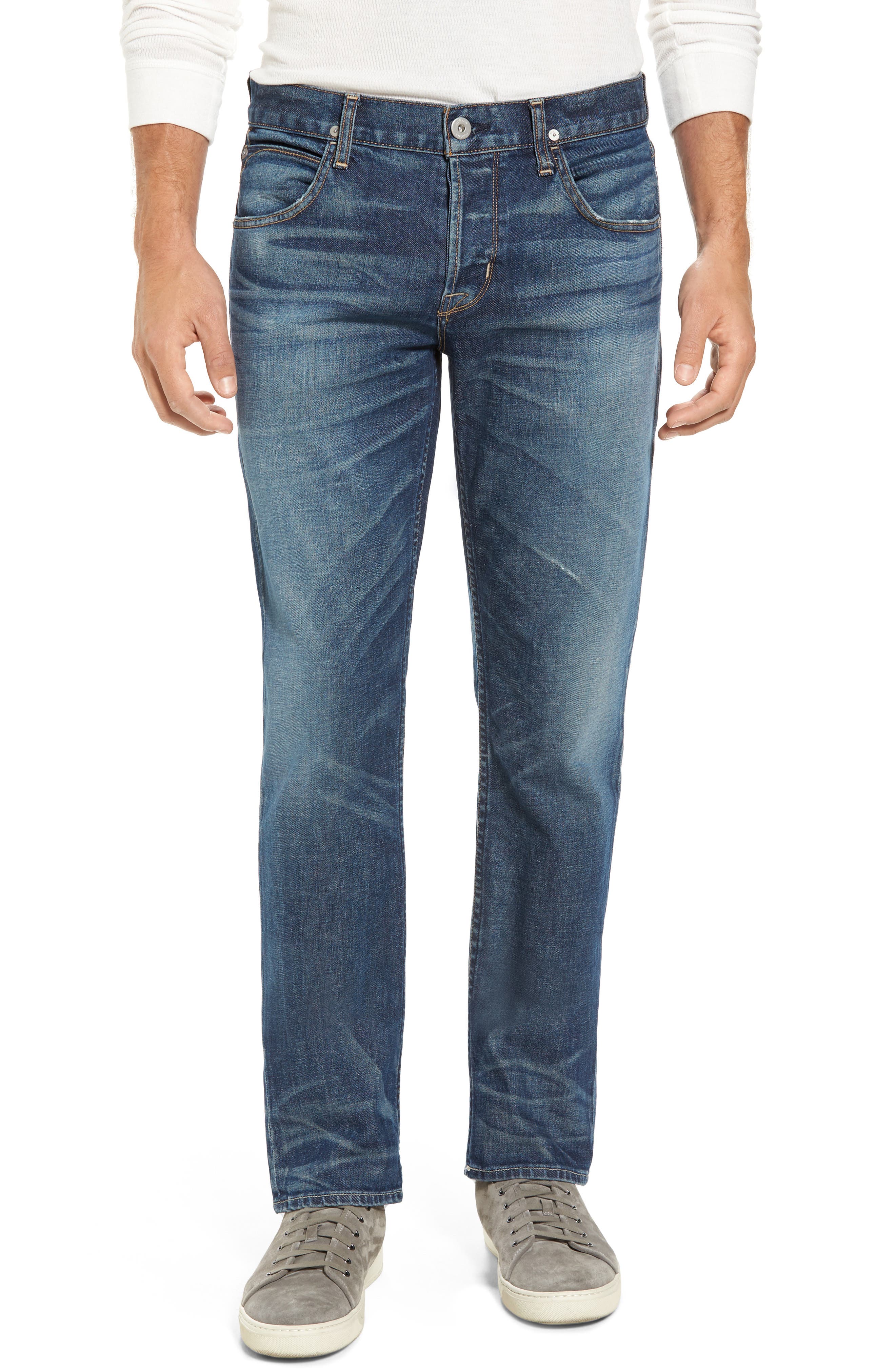hudson jeans blake slim straight leg jeans