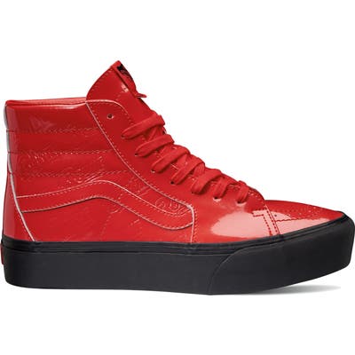 Vans X David Bowie Sk8-Hi Platform Sneaker, Red