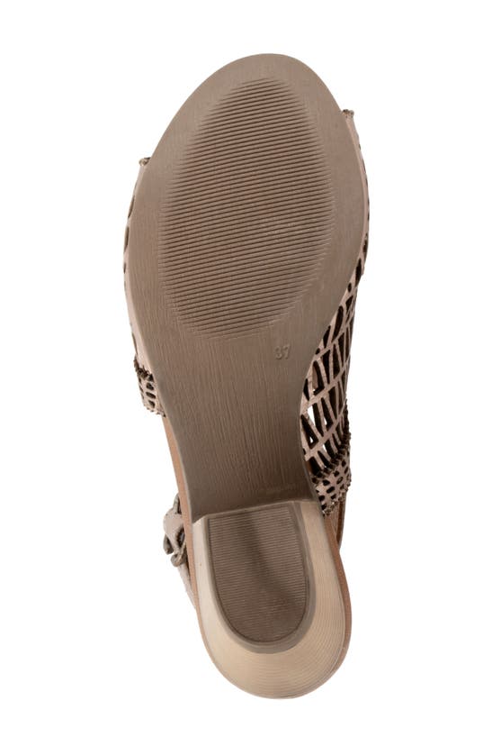 Shop Bueno Lia Slingback Sandal In Beige Metallic