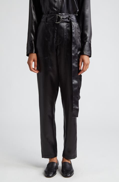 Buy Reiss Black Olivia Tapered Contrast Waistband Trousers from Next Spain