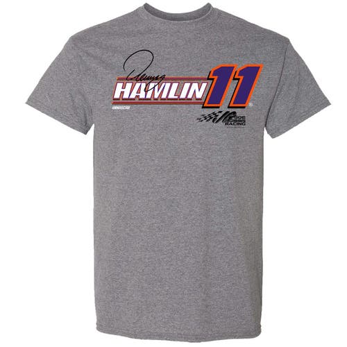 Men's Joe Gibbs Racing Team Collection Gray Denny Hamlin Lifestyle 1-Spot T-Shirt