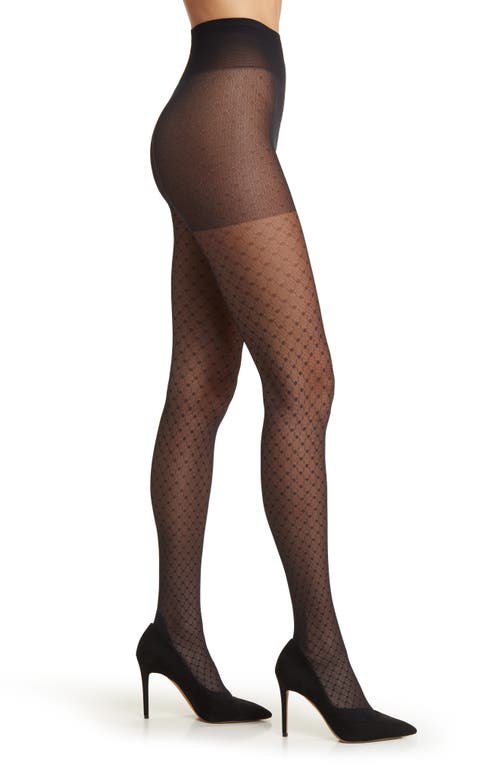 Oroblu Geometric Tights in Black Delight at Nordstrom, Size Large