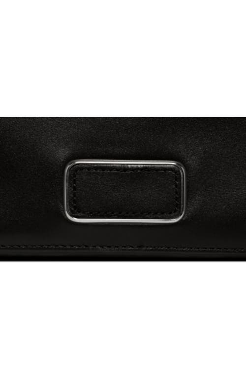 Tumi Myla Leather Crossbody Bag In Black/gunmetal
