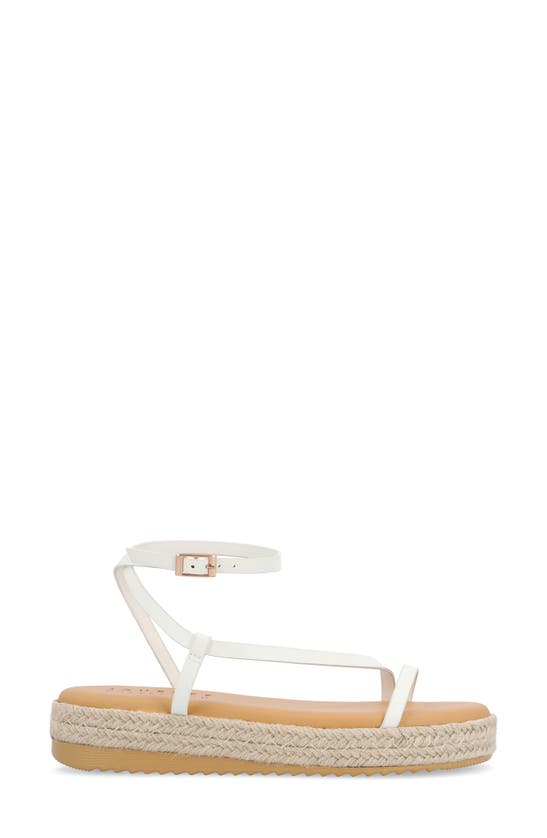 Journee Collection Odelia Tru Comfort Espadrille Sandal In White