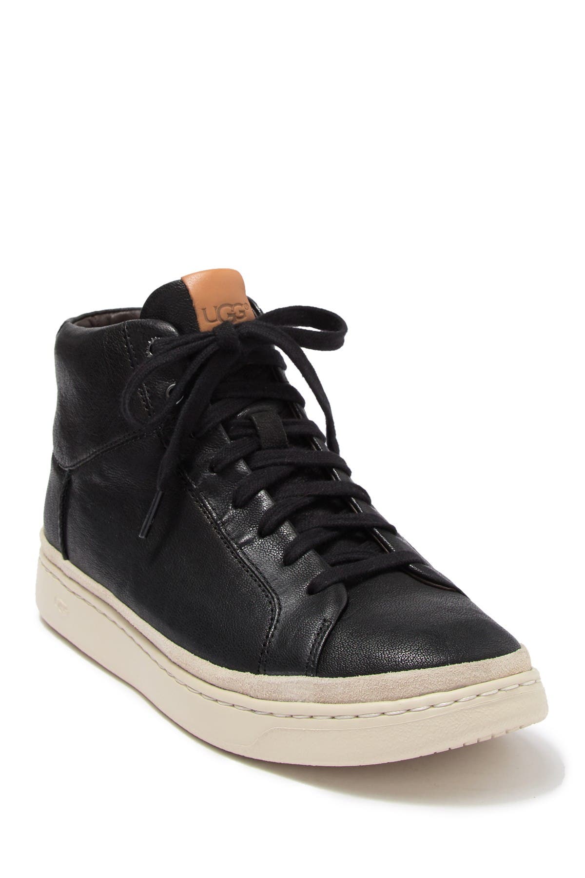 ugg leather high top sneakers