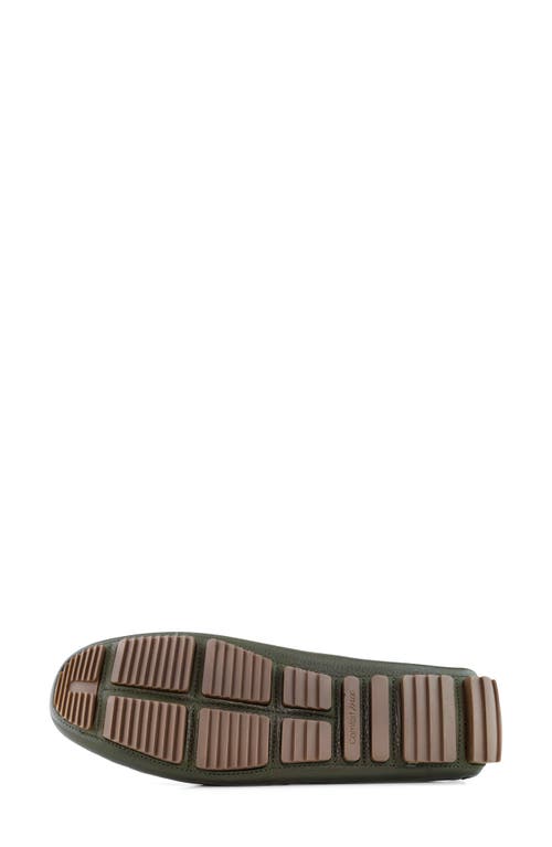 Marc Joseph New York Henry Street Bit Driving Loafer In Olive Grainy