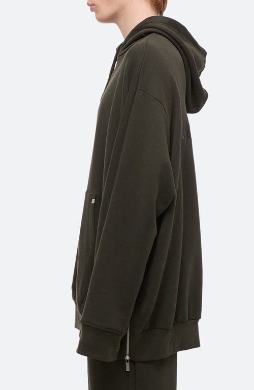 HELMUT LANG HELMUT LANG OVERSIZE MEGA ZIP HOODIE 