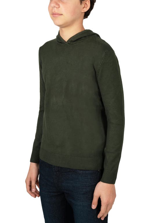 X-ray Xray Kids' Basic Hoodie In Olive