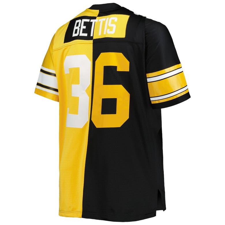 Mitchell & Ness Jerome Bettis Black/gold Pittsburgh Steelers 1996 Split  Legacy Replica Jersey At Nordstrom in Yellow for Men