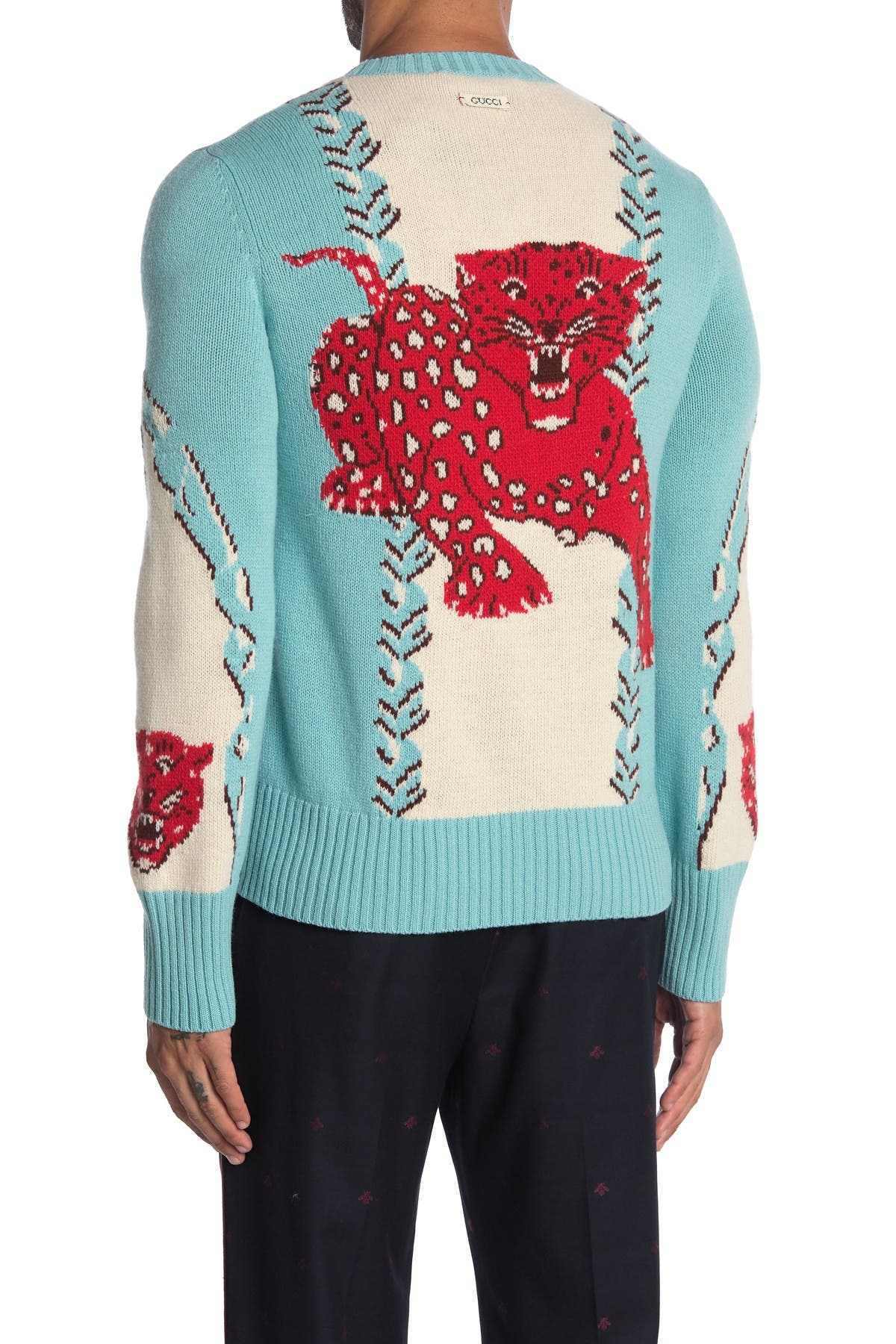 gucci cheetah sweater
