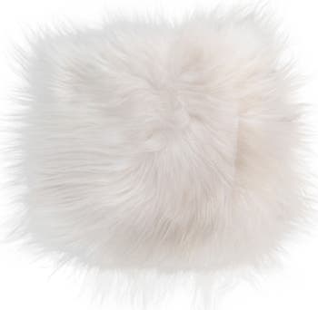 NATURAL Icelandic Genuine Sheepskin Chair Pad - 15"x15" - White | Nordstromrack