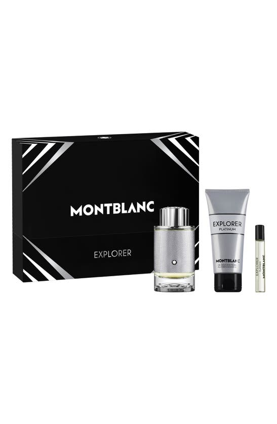 Shop Montblanc Explorer Platinum Eau De Parfum Set $154 Value