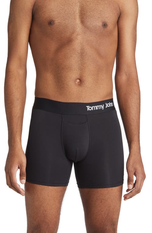2-Pack Cool Cotton 4-Inch Boxer Briefs in Black/Black