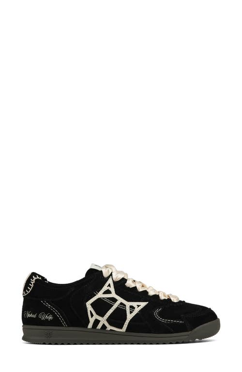 Shop Naked Wolfe Exposure Sneaker In Black Suede