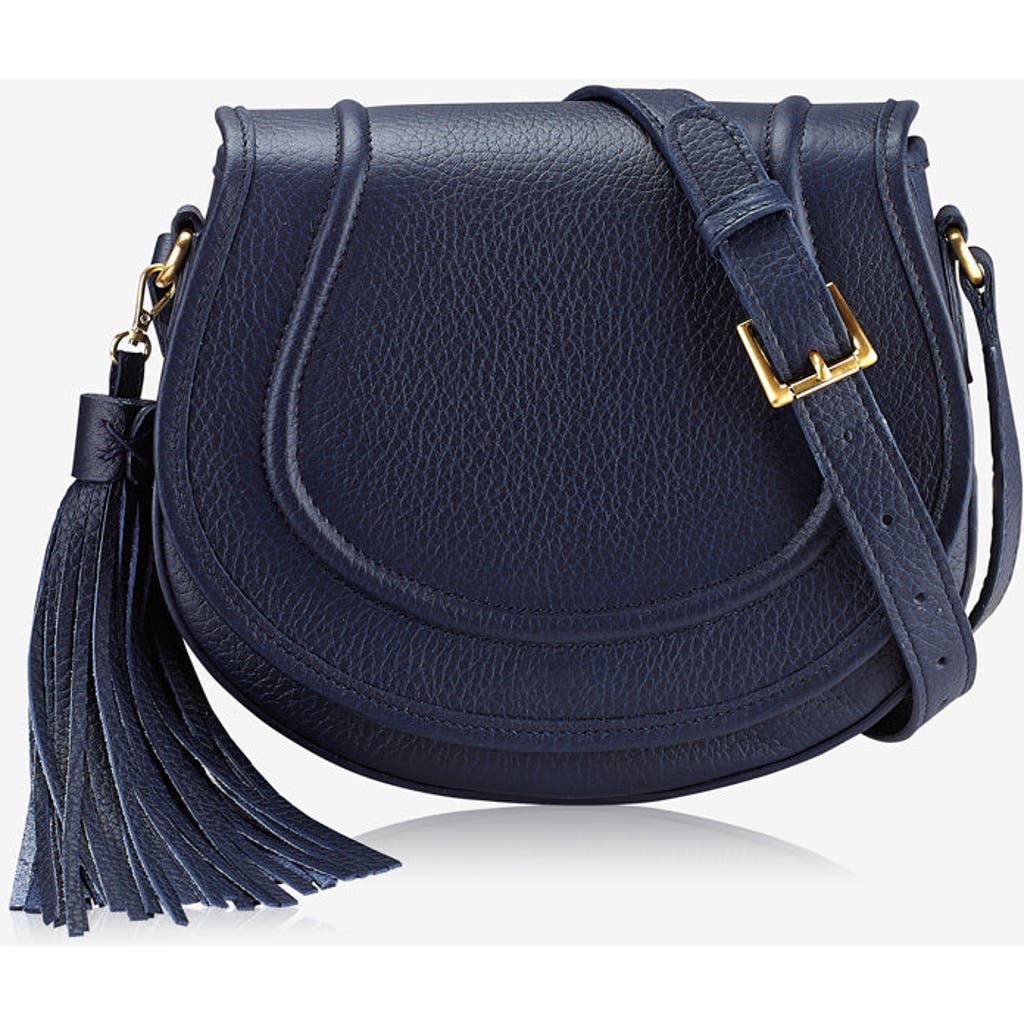 Gigi New York Jenni Saddle Bag In Navy