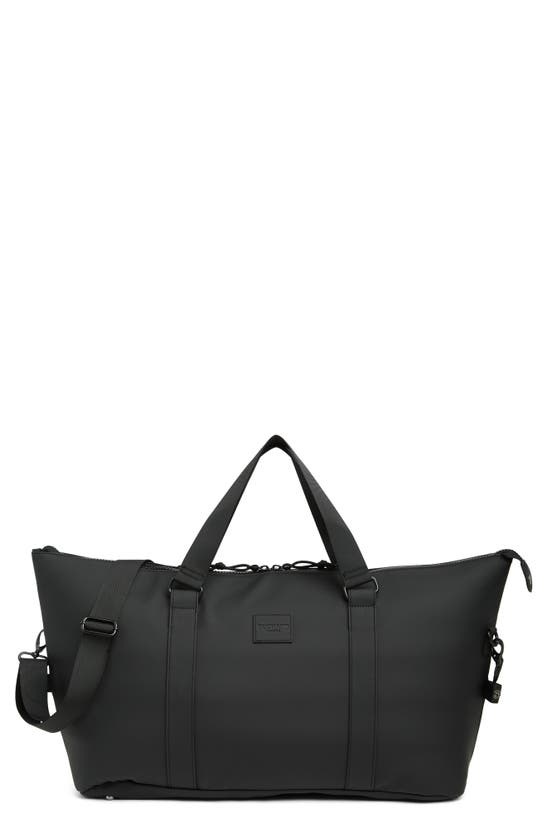 Duchamp Rubberized Duffle Bag In Black