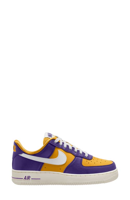 Nike Air Force 1 '07 Se Basketball Sneaker In Court Purple/white/gold