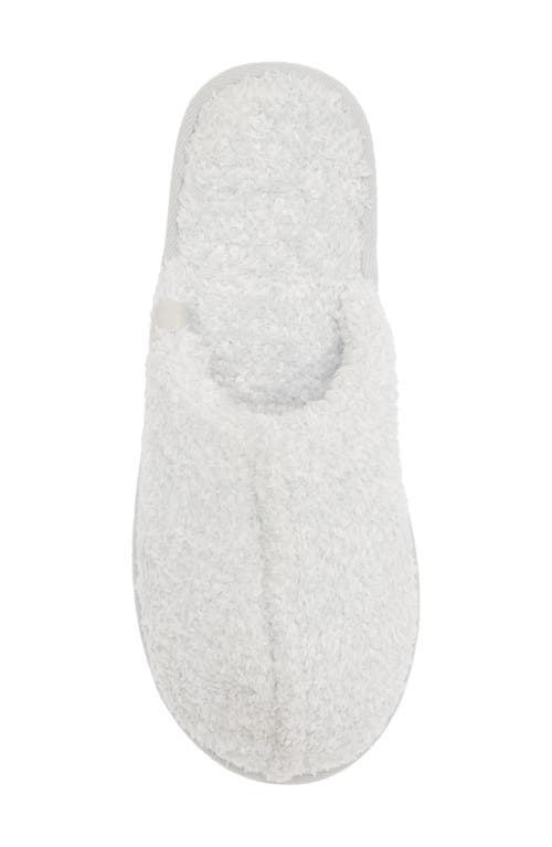 Barefoot Dreams The Cozychic Memory Foam Slipper In Heather Ocean-white