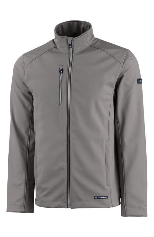 Evoke Water Resistant Full Zip Jacket in Elemental Grey