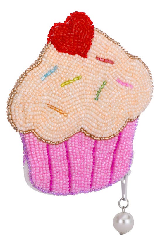 Shop Iscream Kids' Cupcake Bead Clutch In Multi