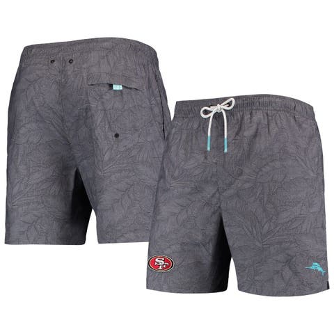 Tennessee Titans Tommy Bahama Naples Layered Leaves Swim Trunks - Navy