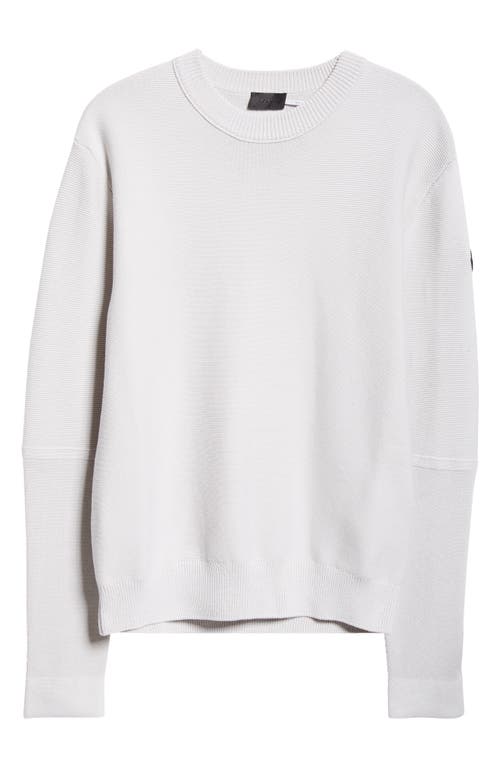 Moncler Cotton Crewneck Sweater Hint Of Gray at Nordstrom,