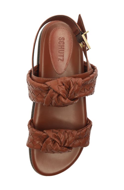 Shop Schutz Kareena Knot Sporty Sandal In Sauvage