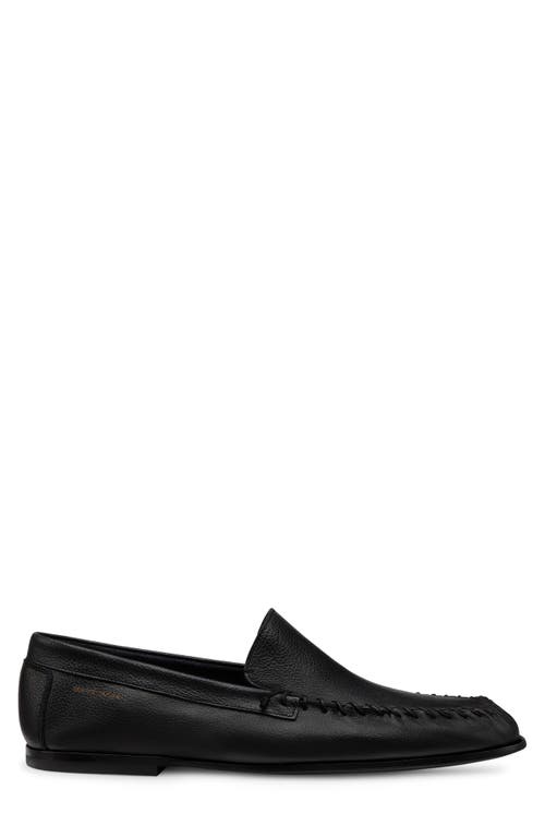 Shop Stuart Weitzman Montauk Venetian Moc Toe Loafer In Black