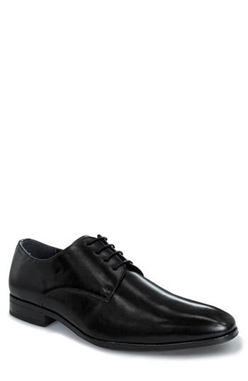 Perry Ellis Plain Toe Derby In Black
