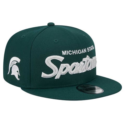 Men's Columbia White Michigan State Spartans PFG Snapback