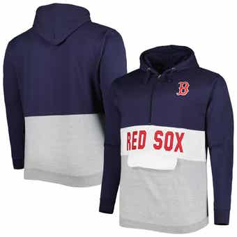 Boston Red Sox New Era Color Pack Team Front & Back Pullover Hoodie - Cream