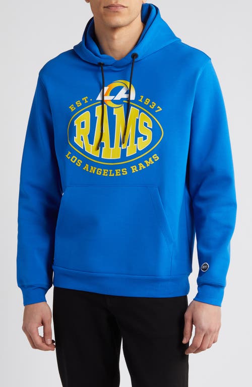 BOSS x NFL Touchback Graphic Hoodie Los Angeles Rams Bright Blue at Nordstrom,