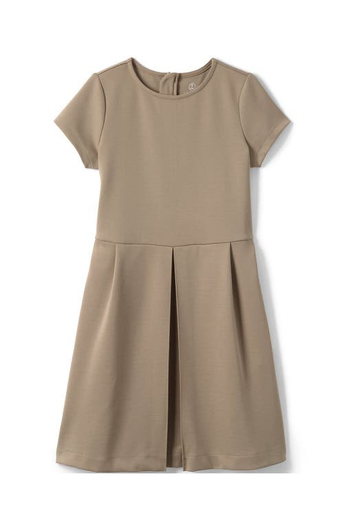 LANDS' END LANDS' END GIRLS SHORT SLEEVE PONTE DRESS