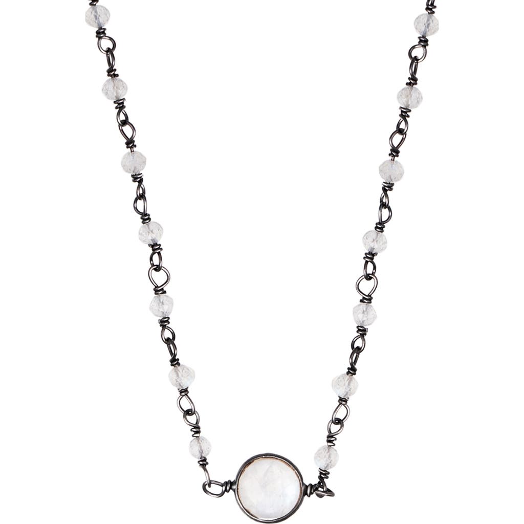 Adornia Fine Labradorite Rosary Necklace In Green