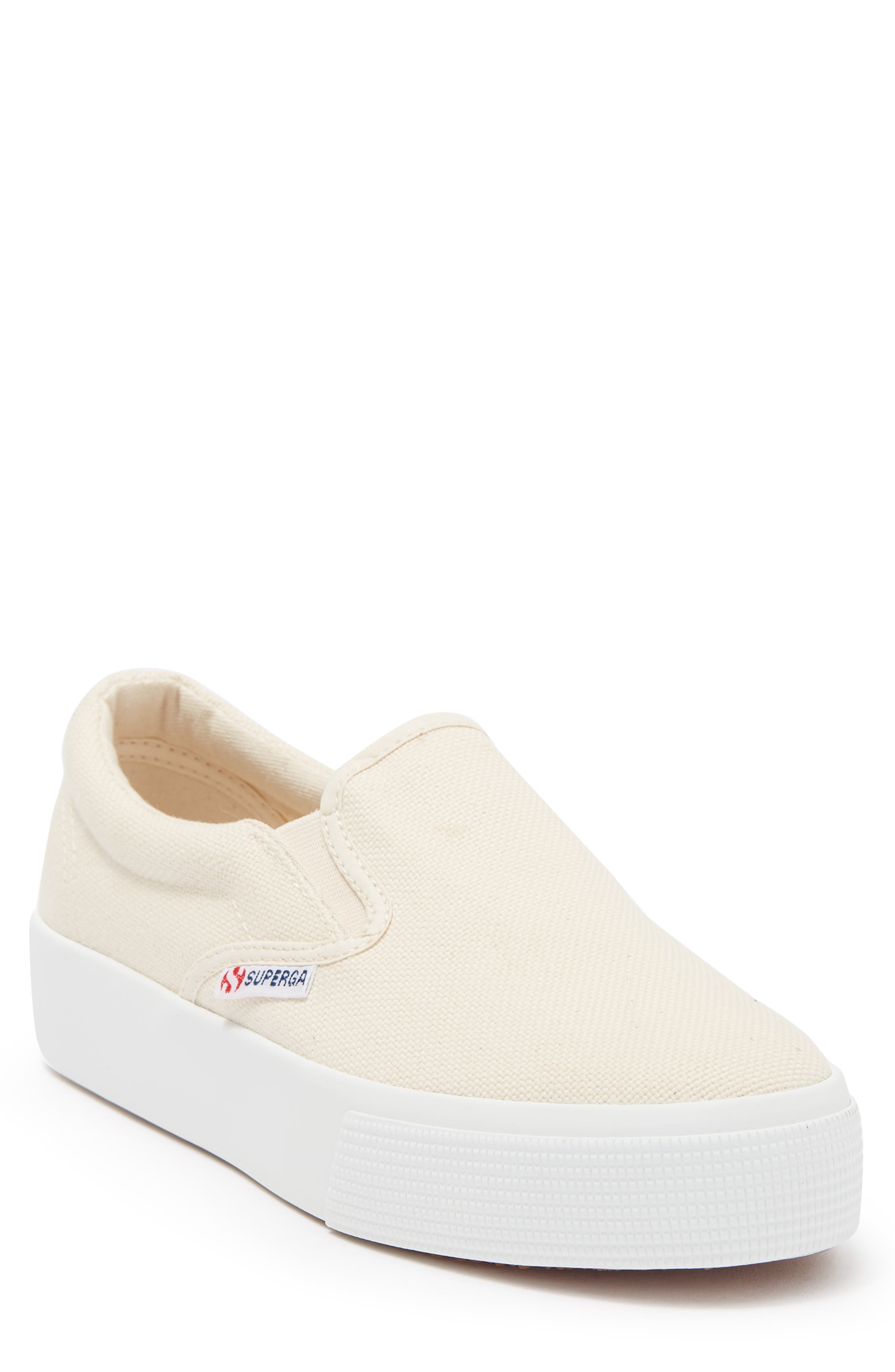 superga platform slip on sneakers