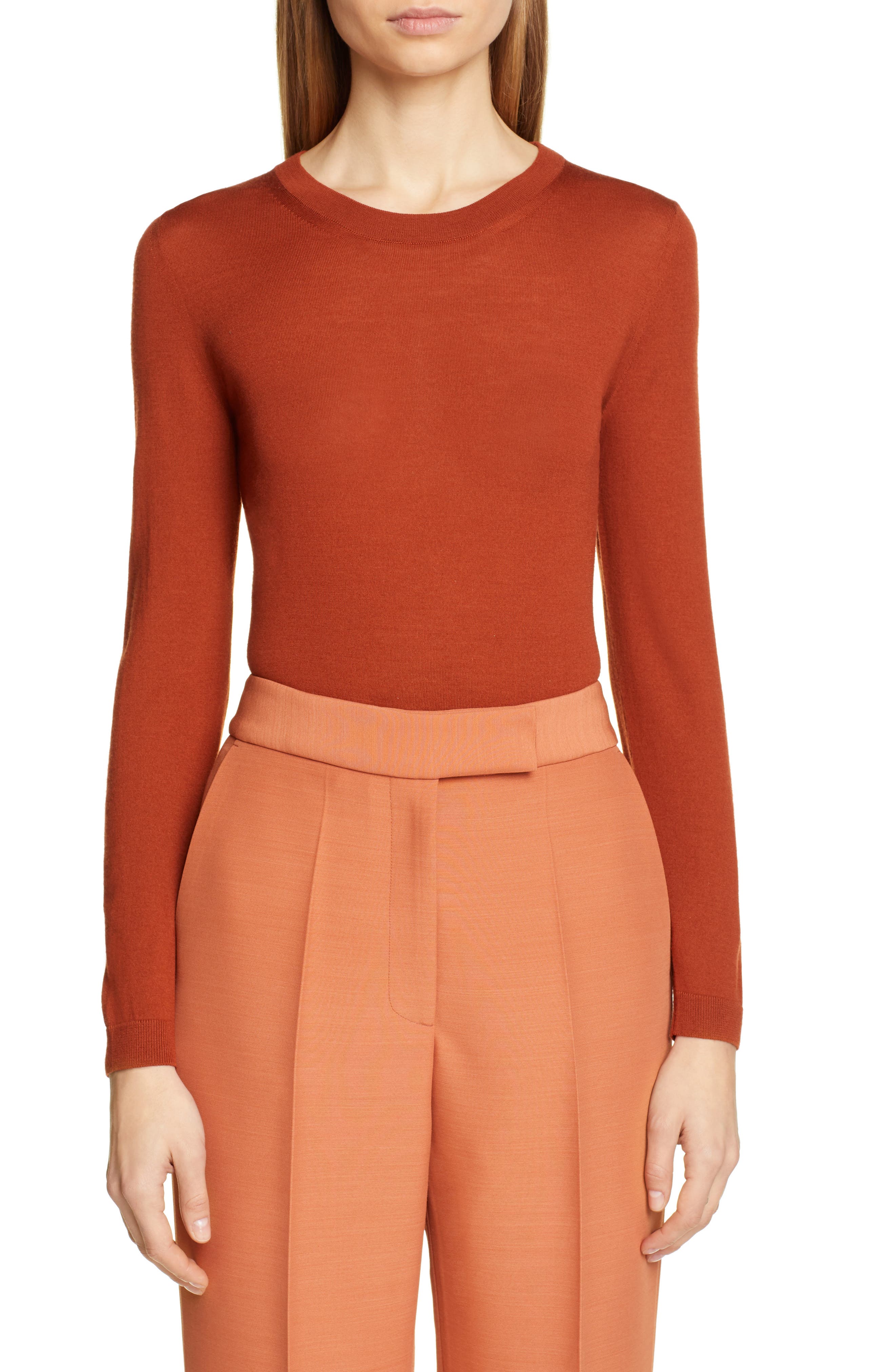 Partow Greta Merino Wool Sweater, Metallic
