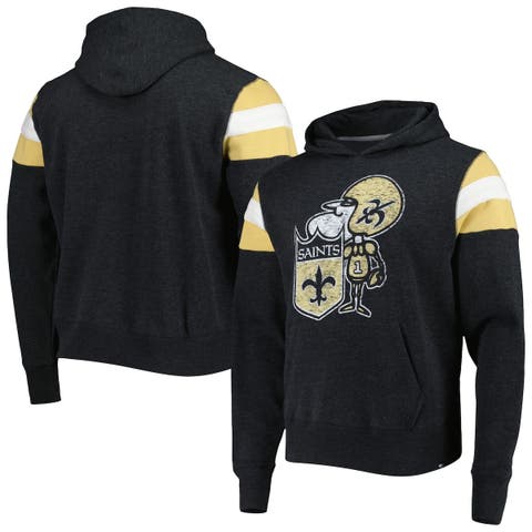 Men's New Orleans Saints Sideline Therma-FIT Gold Pullover Hoodie