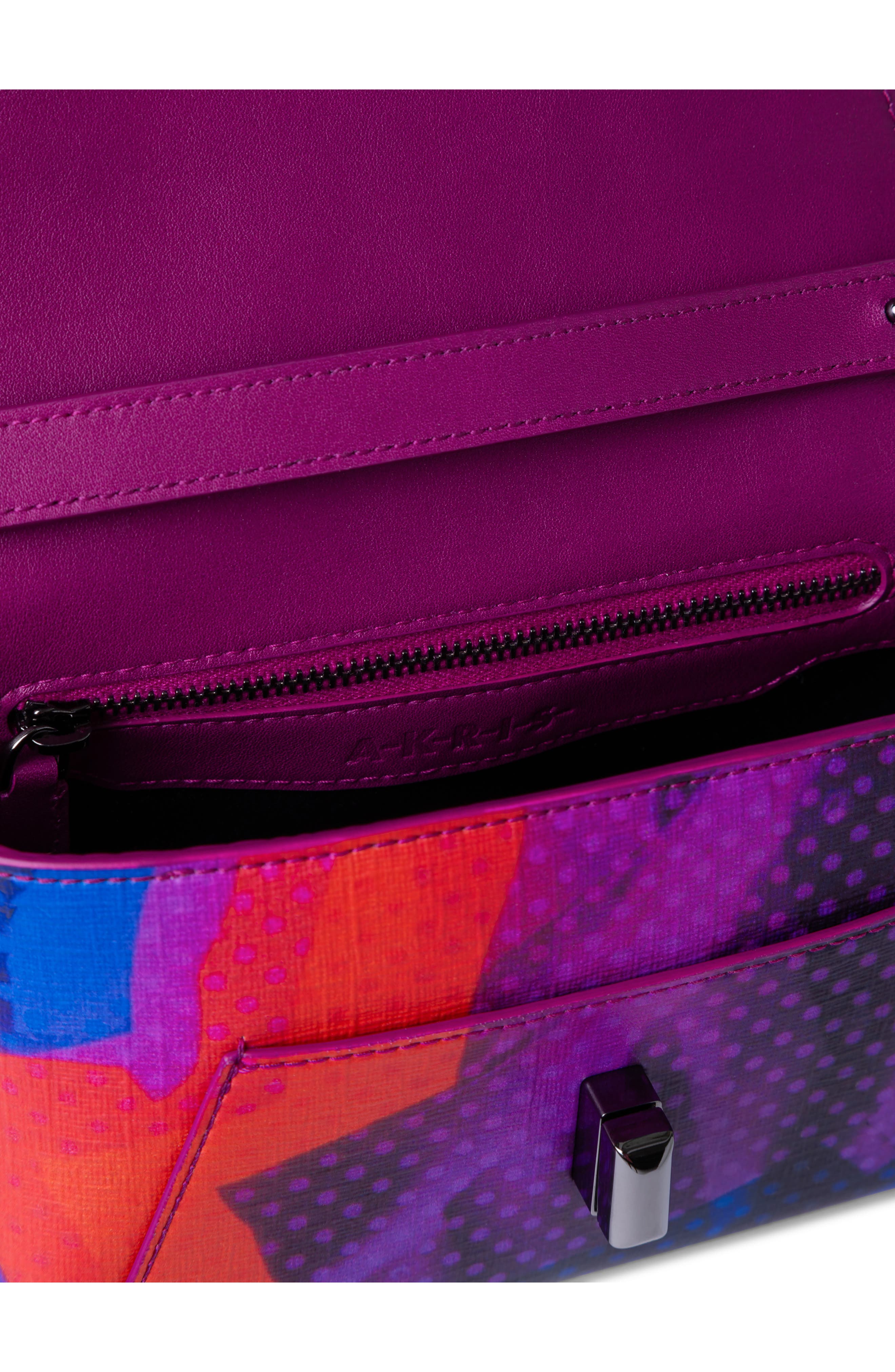 Akris Small Anouk Super Print Canvas Crossbody Bag Nordstrom