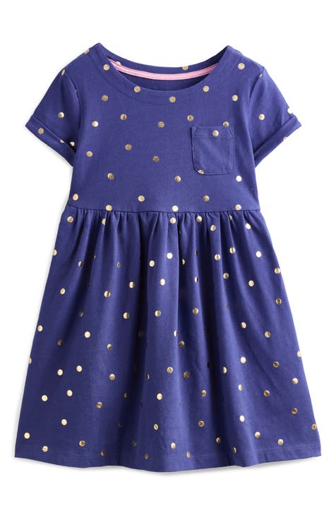 Kids' Foil Dot T-Shirt Dress (Toddler, Little Kid & Big Kid)