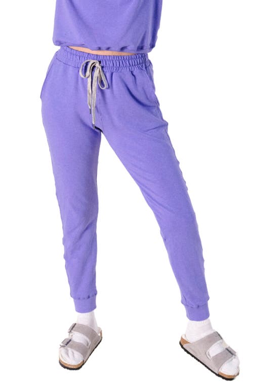 Poplinen Agnes Raglan Organic Cotton + Tencel Sweatshirt In Veri Peri