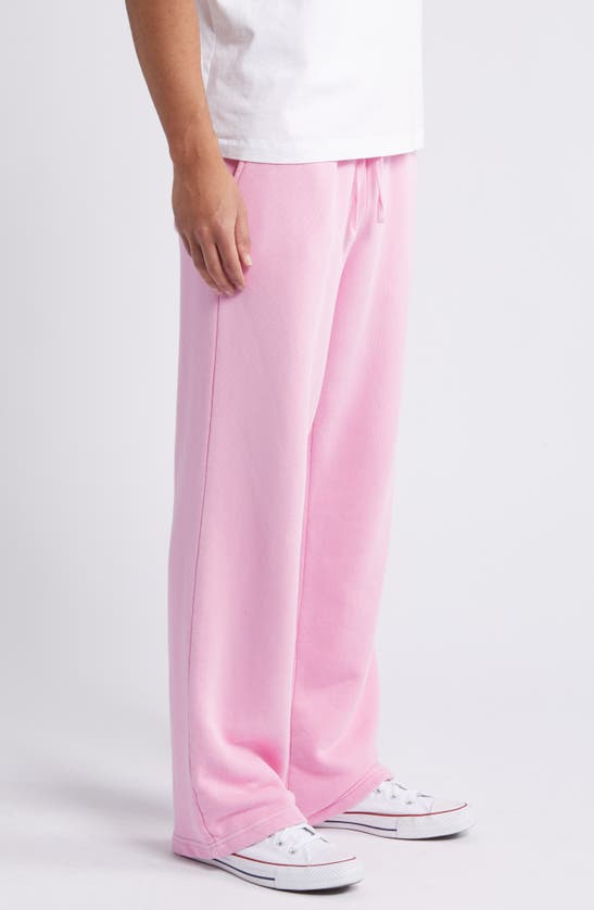 Shop Elwood Core Cotton Straight Leg Sweatpants In Vintage Pink