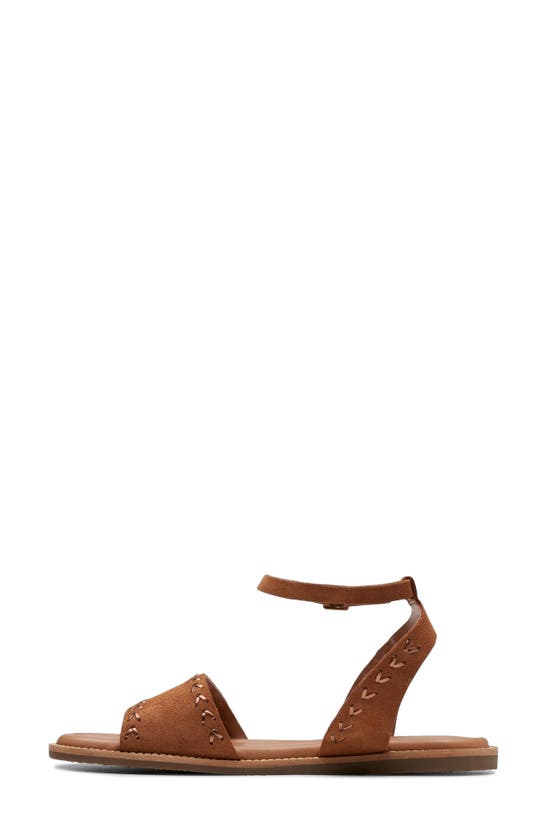 Shop Clarks Maritime May Sandal In Tan Suede