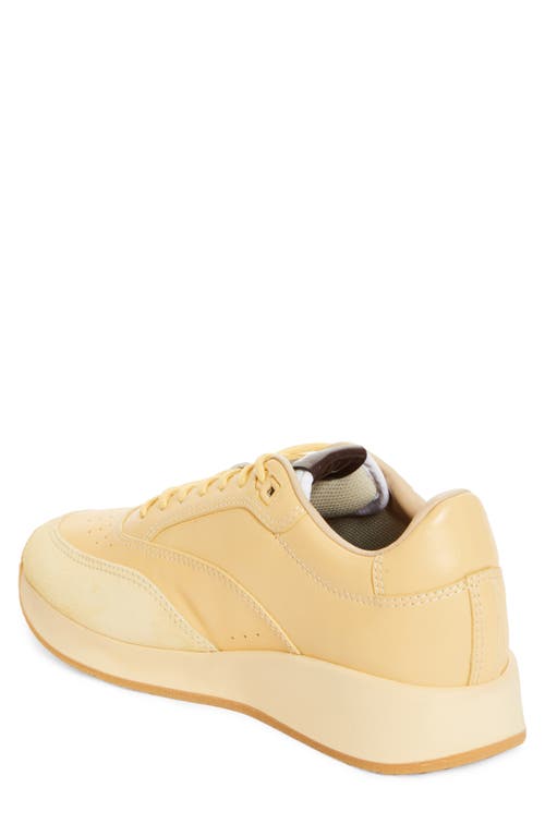 Shop Jacquemus La Daddy Sneaker In Pale Yellow 205