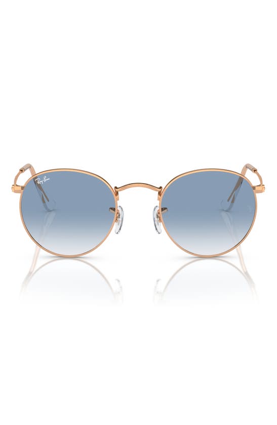 Ray Ban Icons 53mm Retro Sunglasses In Rose Gold