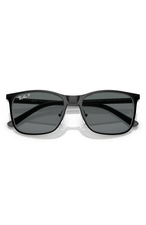 Ray Ban Ray-ban Kids' 48mm Square Sunglasses In Black Silver