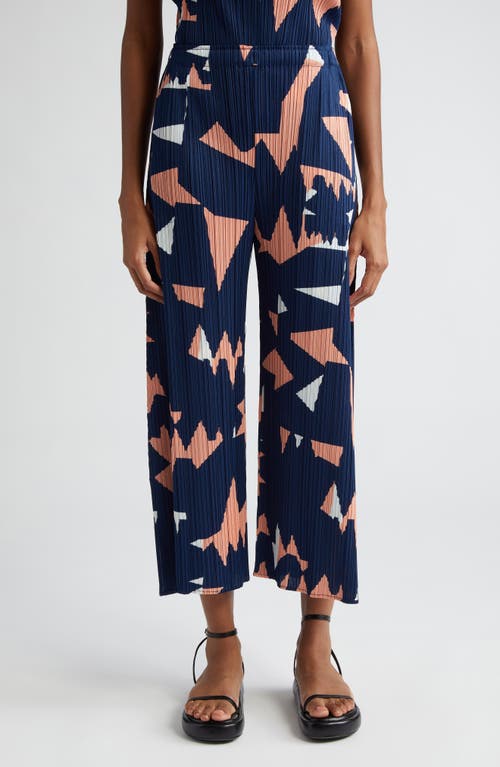 Pleats Please Issey Miyake Lucid Print Pleated Pants Pink Salt at Nordstrom,