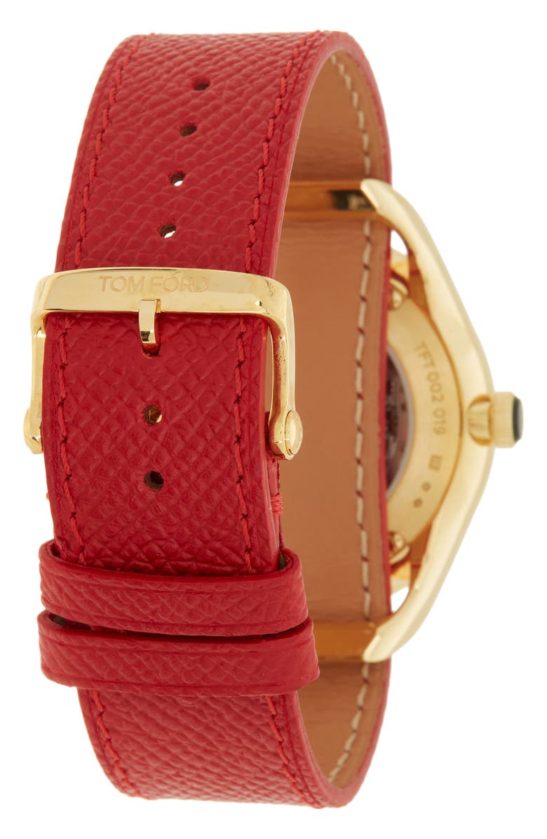 TOM FORD Auto Leather Strap Watch, 40mm | Nordstromrack