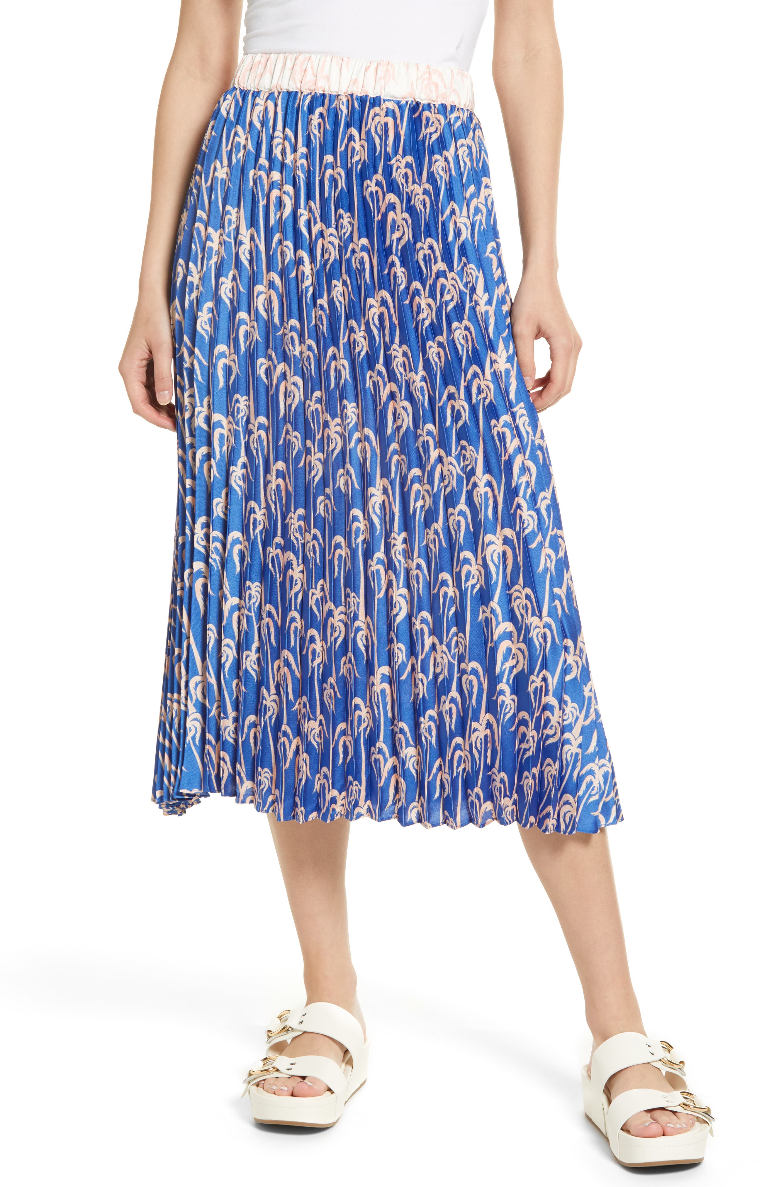 the bay pleated skirt