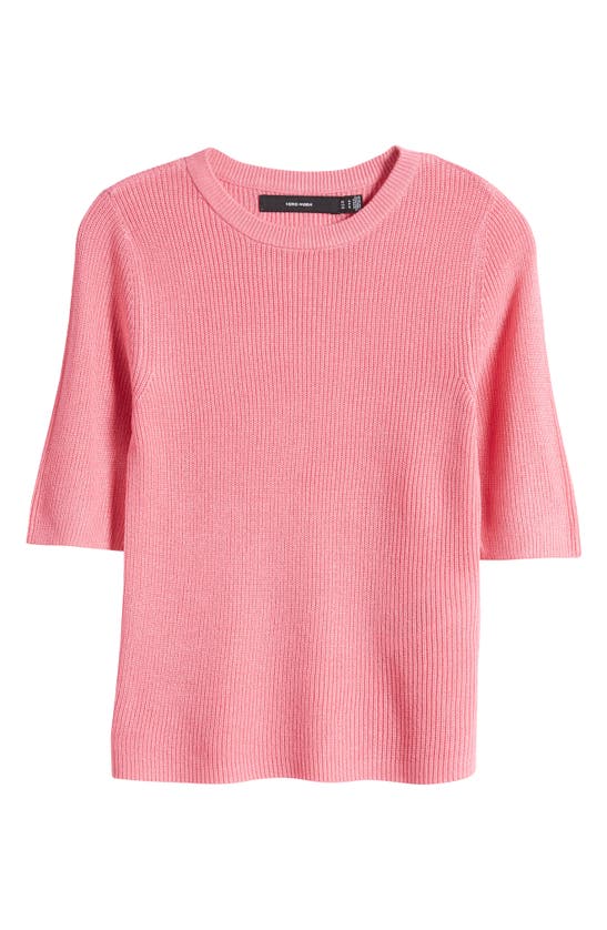 Shop Vero Moda New Lex Sun Sweater In Pink Cosmos